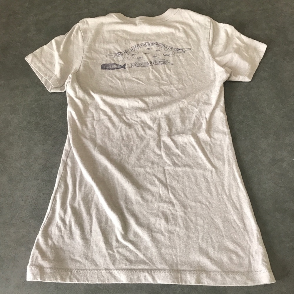 Next Level Apparel Light Gray Whale Graphic Short Sleeve Tee - Picture 3 of 11